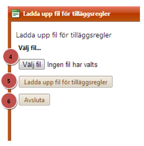 ! Nå er tilleggsreglene lastet opp.