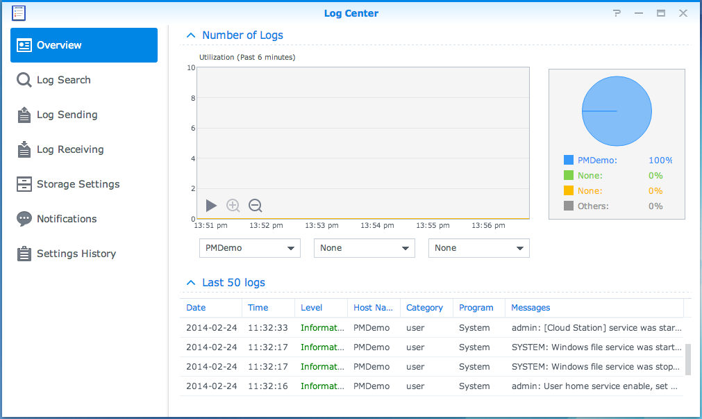 Generelt Brukerveiledning for Synology NAS I kategorien Generelt kan du se den grunnleggende informasjonen om Synology NAS, medregnet serienummer, modellnavn, mengden fysisk minne, DSM-versjon,