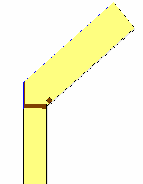 KuldebroAtlas Tabeller med kuldebroverdier Tilslutning mellom bindingsverksvegg og tak. Detalj: Tilslutning mellom bindingsverksvegg og sperretak med løst takuststikk/utstikkende sperrer.