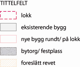 Det etableres flere gjennomgående gangforbindelser på tvers over lokket.