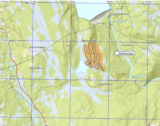 96 Eksempel: Et barn er savnet fra en leirplass i skogen etter en tur med barnehagen. Teig/nærområdet ønskes søkt, etter at nærområdet og stiene ut fra leiren er ferdig.