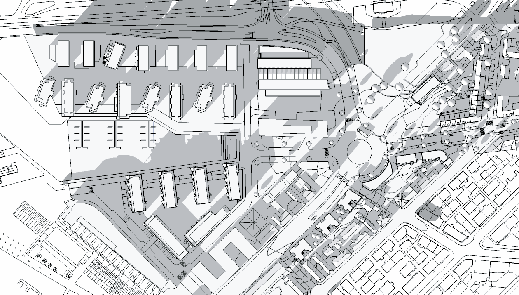 At rommet likevel oppleves som lyst og trivelig, kan forklares med høy arkitektonisk kvalitet i bygninger og uterom, lys farge på fasadene og et variert romforløp med fritt utsyn til omgivelsene