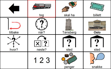 Kommunikasjonsløsningen skal utvikles i takt med brukeren og helst være i forkant av brukerens ferdigheter og behov (Habiliteringstjenesten Vestfold, 2008) 1.3.6.