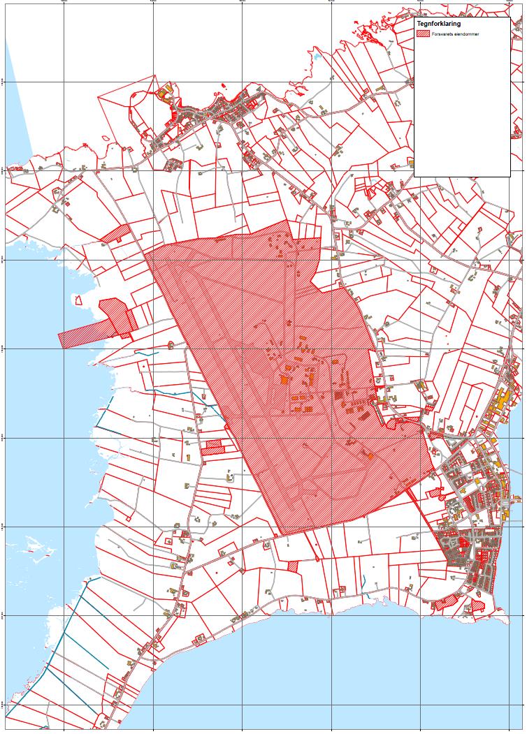 2. PLANFORUTSETNINGER 2.1 BELIGGENHET OG DAGENS AREALSITUASJON Ørland kommune ligger i Sør-Trøndelag fylke, sør/vest på Fosenhalvøya.