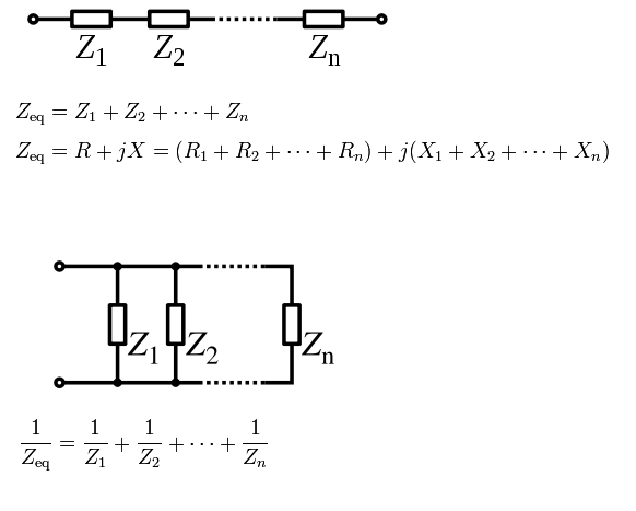 Impedanser i serie og