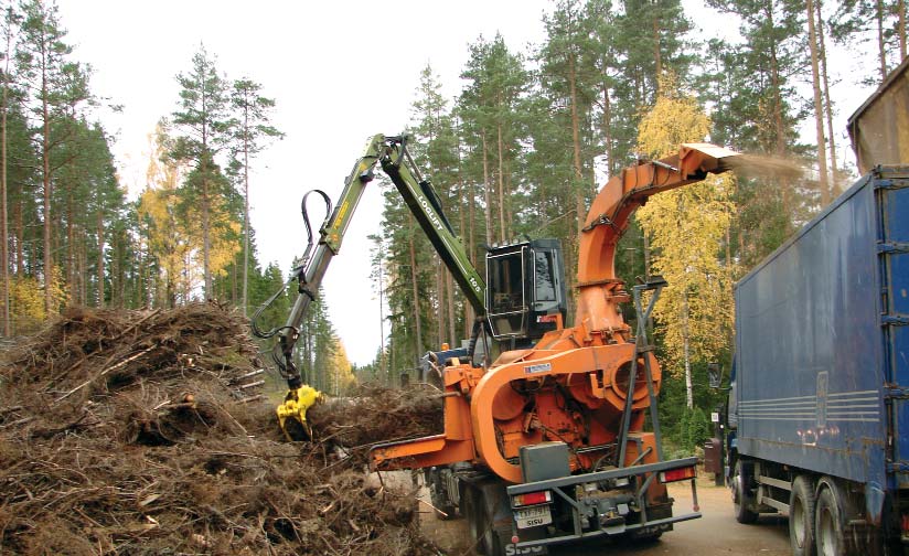 pussestøv m.m.) som er egnede som kommersielle trebrensler. Av alle disse råvarene på forkjellige ledd i foredlingskjedene kan det produseres energiflis, pellets og briketter.