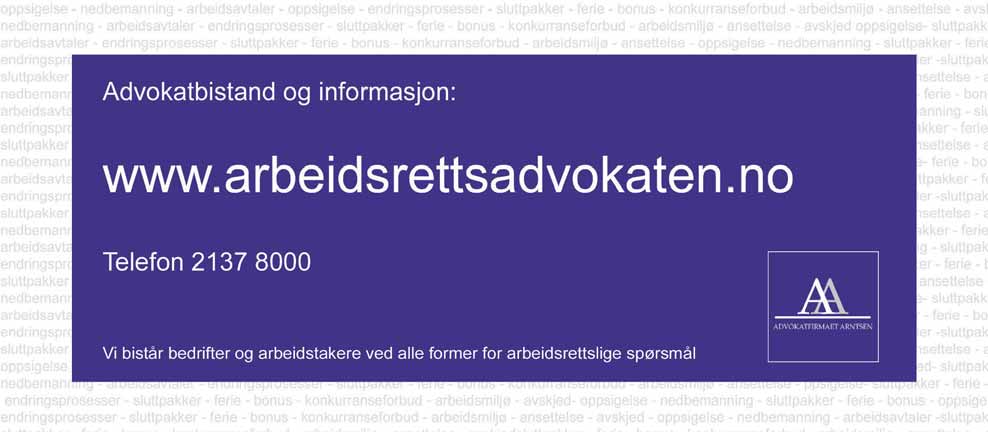 10 DESEMBER 09 DENNE TEMAAVISEN ER EN ANNONSE FRA MEDIAPLANET INSPIRASJON Spørsmål: Hva er det viktigste du gjør for å løse konflikter på arbeidsplassen?