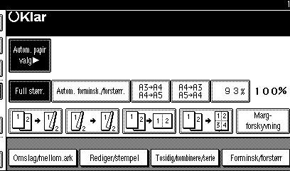 Brukerverktøy (Kopimaskin/Dokumentserverfunksjoner) Innstillinger du kan endre med Brukerverktøy 4 Generelle funksjoner P.