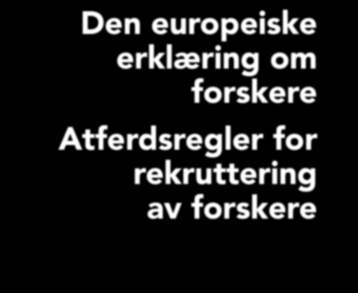 Den europeiske erklæring om forskere