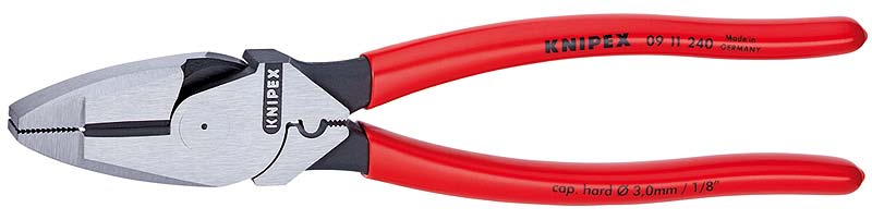 Kabeltenger "Lineman's Pliers" Amerikansk modell DIN ISO 5746 ASME B107 Massiv utførelse for tyngste belastning,