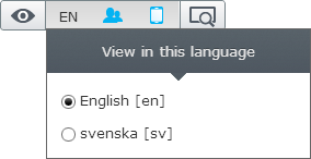 innstillingene for siden tilbake til standard innstillinger.