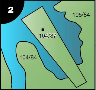 Delelinjen mellom teigene registreres som hjelpelinje Teigdeler. 2.