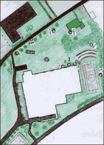 Todimensjonale skisser Ved bruk av det som her kalles todimensjonale skisser (fig. 3.4) nærmer vi oss et vanlig orienteringskart i form og perspektiv.