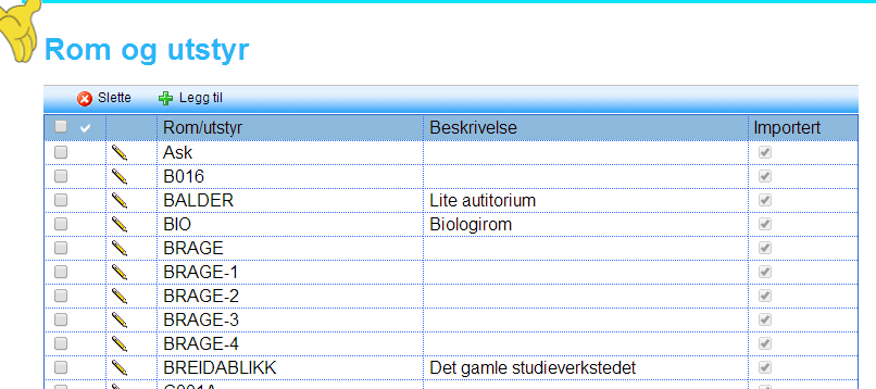 - 24 For å hurtig merke eller fjerne alle objektene for en gruppe, kan du museklikke på boksen for merk alle.