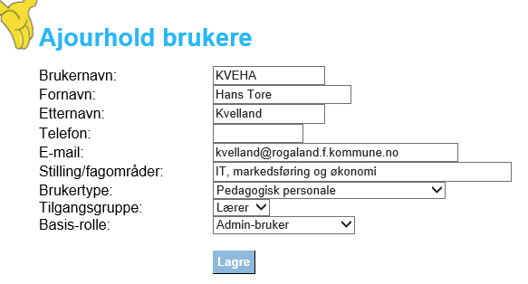 Dersom skolen din benytter gp-untis, er det mulig å importere alle de nødvendige data til reservasjonssystemet derfra. I så tilfelle bruker du menyvalget Admin meny/importer.