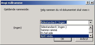 eller det er et dokument som allerede er registrert i ephorte (Knytt til eksisterende dokument), eksempelvis et inngående brev eller en rapport.