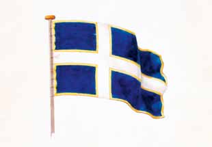 17. august 1815 kom det inn forslag til Stortinget om et nytt norsk handelsflagg fra stortingsrepresentant Peder Jacobsen Bøgvald fra Lister amt.