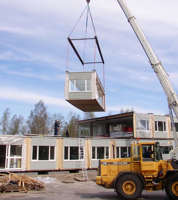 STØRRE MULIGHETER MED FERDIGE MODULER. Temporents ferdige lokaler bygges opp av prefabrikerte moduler. Det gir deg store muligheter.