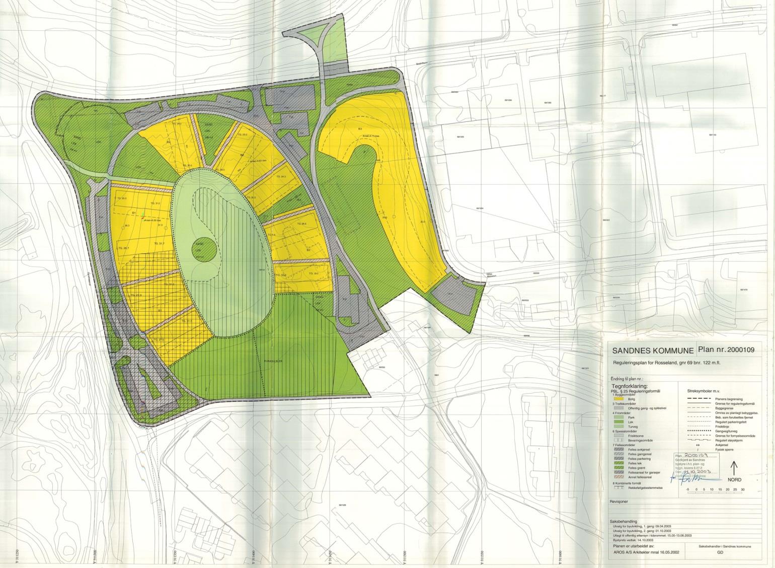 Reguleringsplan 2002, Aros