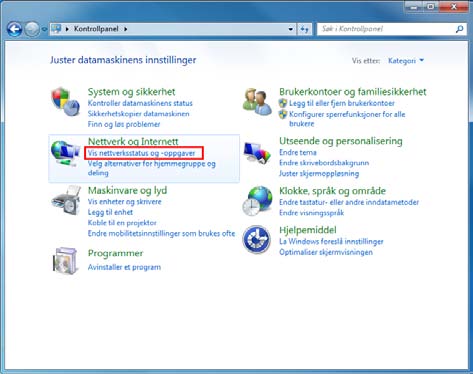 Windows 7 og Windows Vista Steg2 (Windows Vista og Windows 7 Home