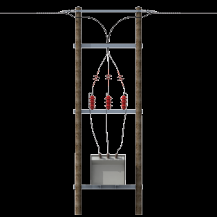 H-mast avgrening