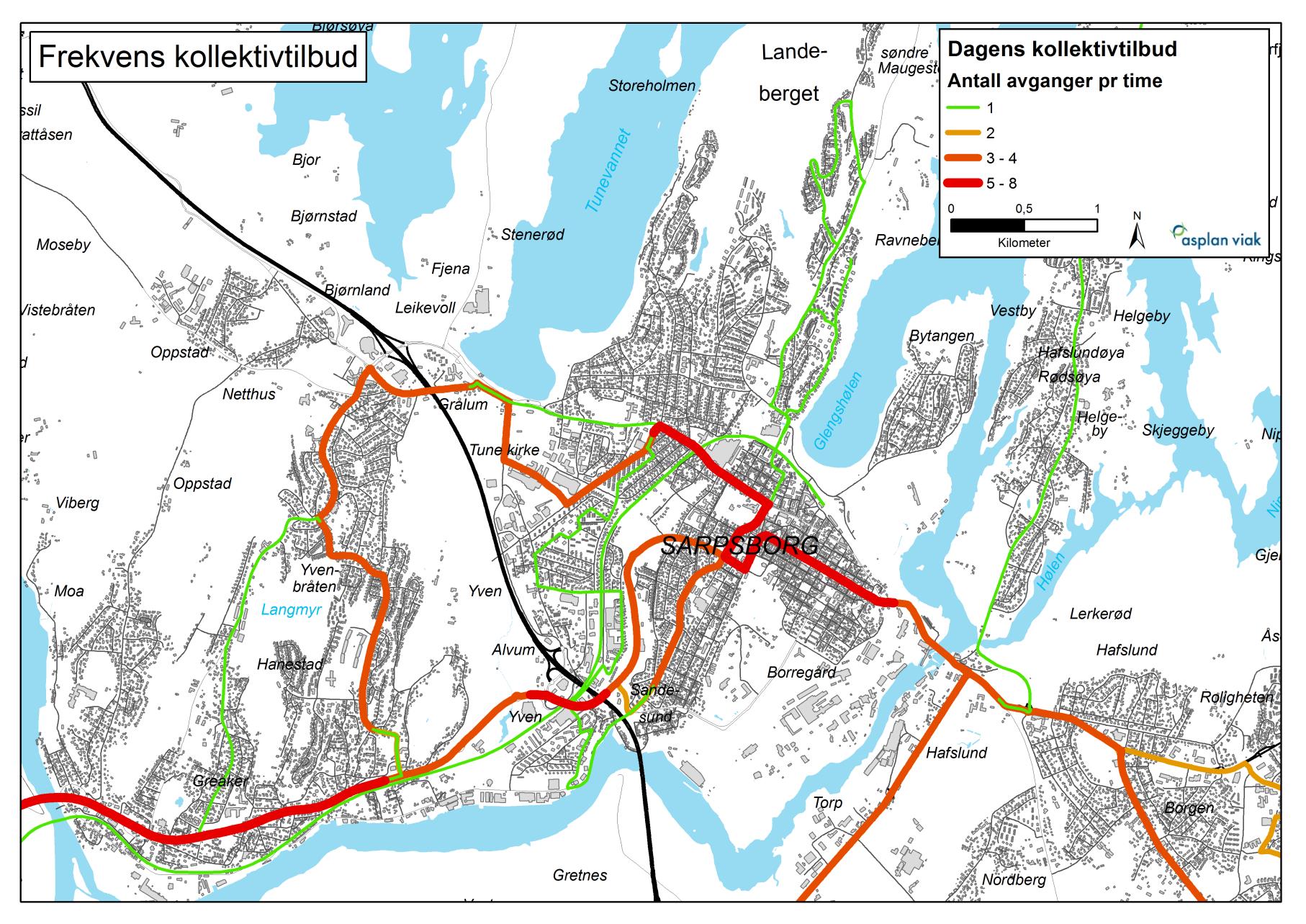 Hvordan skal Sarpsborg vokse rapport 42 TØI har sett på muligheter for å forbedre kollektivtilbudet i Nedre Glommaregionen, og de foreslår flere radikale forbedringer.