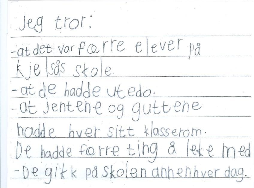 2. Hvordan vi tror det var Vi snakket litt om hvordan det kunne være å