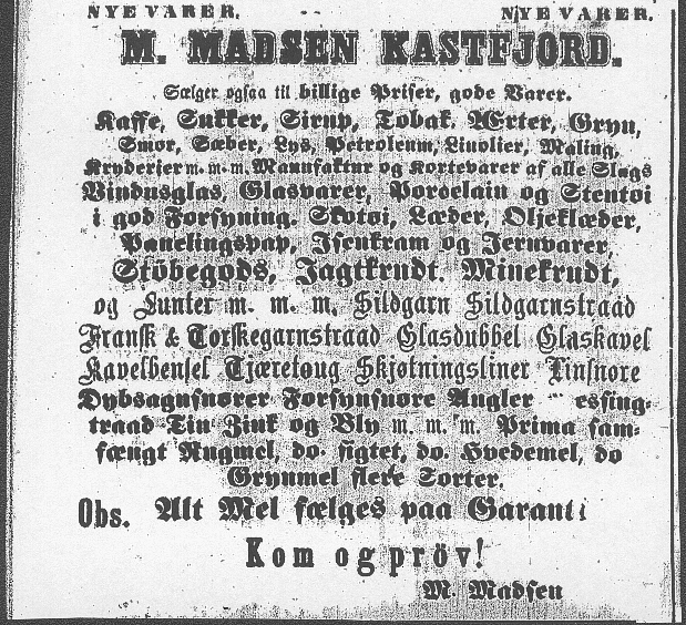 105 Den andre halvparten av bruket til Edis K. Andersen overtok sønnen Nils i 1876.