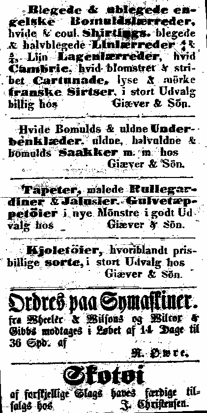 29 Den Skik at saagodtsom enhver Almuesmann selv forfærdiger sine Klædningestykker og sit Skotøy er nu ophørt, da disse Tingene nu forfærdiges af Skreddere og Skomagere af hvilke nogle have erhvervet