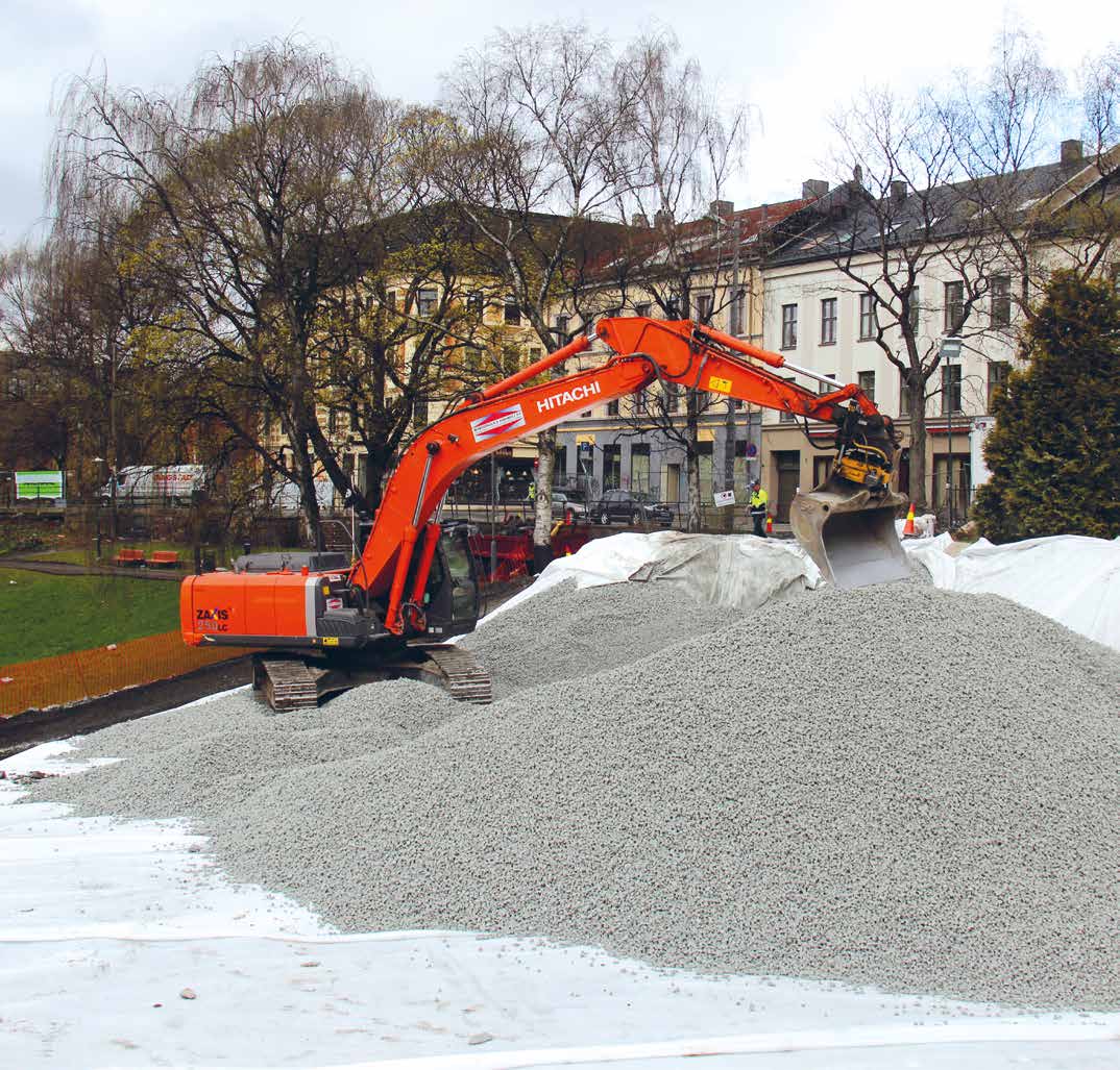 Kapittel 3. Generelle råd og veiledning 3.3 Logistikk og leveranseformer Glasopor lagerføres kun på våre fabrikker på Onsøy og i Skjåk. Leveranseformen er i løs vekt/bulk.