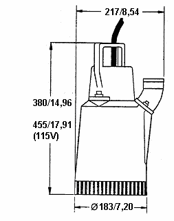 DIMENSJONER Dimensjoner i mm UTLØP PART NUMBER 2" utløp for slangetilkopling med 1 slangeklemme 470W214251 2" BSP-gjenge