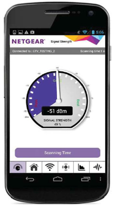 Optimalisere WiFi NETGEAR WiFi Analytics-appen gir detaljert informasjon, slik at du kan