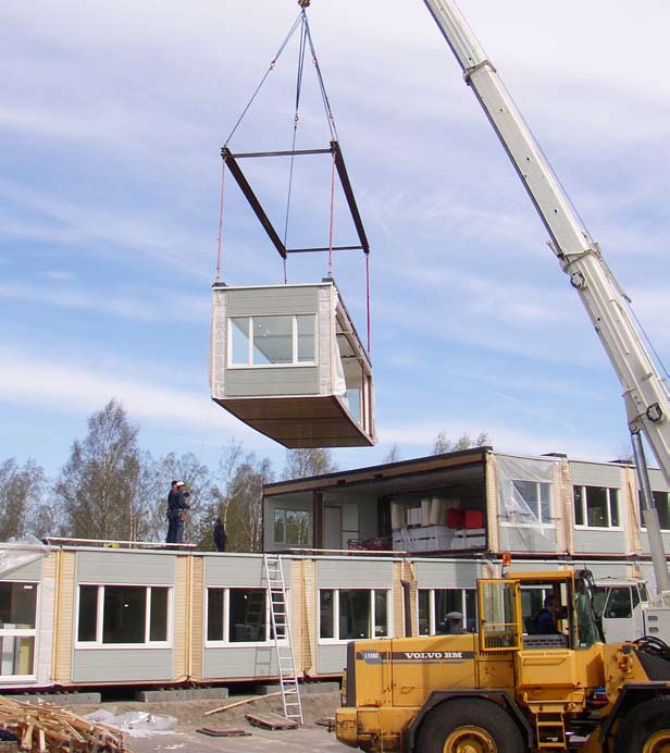 STØRRE MULIGHETER MED FERDIGE MODULER. Temporents ferdige lokaler bygges opp av prefabrikerte moduler. Det gir deg store muligheter.