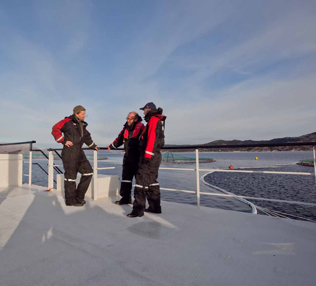 Vi er blitt verdensmestere i å legge oss flat Carl-Erik Arnesen Trofast EWOS-kunde Firda bruker i hovedsak fôr fra EWOS som har fabrikk i Florø like i leia og leverer etter behov.