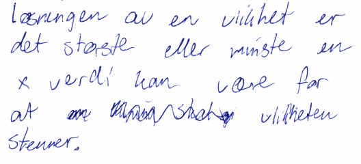 Da må de akseptable verdiene av den ukjente bestemmes slik at utsagnet blir et sant utsagn (Karp, 2007, som sitert i Ellerton & Clements, 2011).