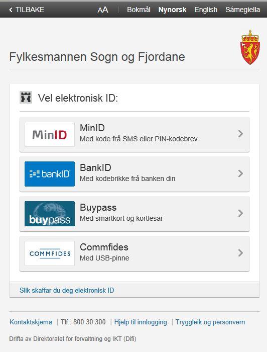 2. INNLOGGING FØRSTE GONG Innlogging i Partiportalen: http://prosjekt.fylkesmannen.no/partistotte/ Klikk på knappen Her kan du velje kva måte du vil logge inn på.