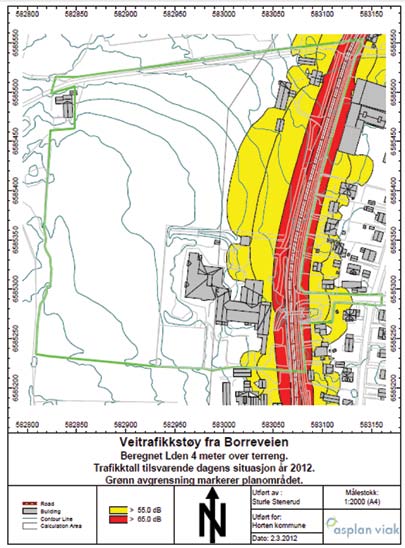 70 L Almax 55 L den Aktivitet bør ikke foregå Aktivitet bør ikke foregå FORBEREDELSE AV PLANSAK Støyundersøkelse Retningslinjene om støy i T-1442 skal legges til grunn av kommunene, regionale