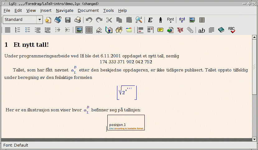 Hvordan redigere LaTeX-filer? For de som ikke helt tør gå over.