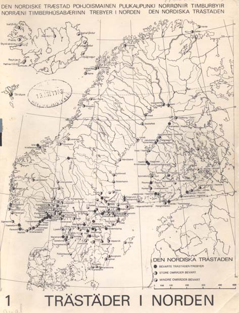 TREBYEN TRONDHEIM Figur: 4.8: Trebyar i Norden. Framsideillustrasjon. Kjelde: (ICOMOS 1972).