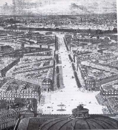 Kapittel 3 Teoriar om byplanlegging dre byar i Europa. Hausmanns plan for Paris var den første i Europa av sitt slag, ein heilskapleg plan for eit større byområde.
