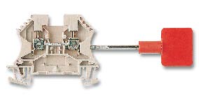 Test av tverrsnitt med en hullære En hullære med maksimalt tverrsnitt for klemmen må settes inn i klemmen ihht IEC 60947-1. De definerte formene på disse, skal gli inn i klemmen uten bruk av krefter.