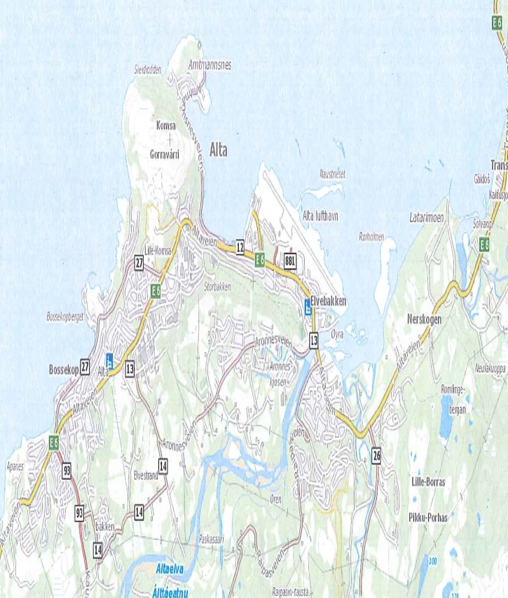 5 Lokalisering Plassering av nytt dag- og arbeidssenter bør ta hensyn til følgende: Uteområde der en kan opparbeide tilrettelagte stier rundt bygget Plass til drivhus på ca 50 kvm Mulighet for å