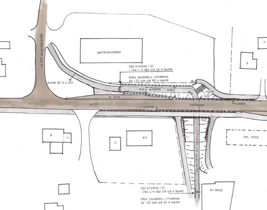 side 5 I Nord- Trøndelag har vi flere eksempler på at planskilte kryssløsninger har vært vurdert i planfasen.