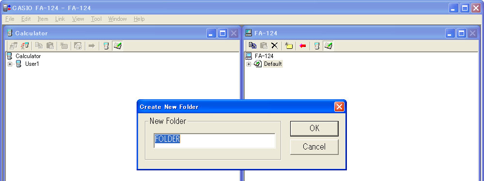 3. Overføre data mellom en datamaskin og en kalkulator i fx-9860g-serien/fx-9750gii/fx-7400gii 6. Gjenta trinn 3 og 5 hvis du vil overføre flere filer. 7.