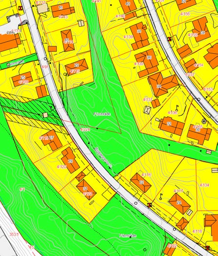 2.PLANSTATUS 2.1 Kommuneplanens arealdel Planområdet er i gjeldende kommuneplan vist som friområde, se figur 2. Figur 2. Utsnitt av kommuneplanens arealdel. 2.2 Gjeldende reguleringsplaner Planområdet omfattes av en gjeldende reguleringsplan, plan nr 145, Omregulering del av Rafnesåsen Ringveien vedtaksdato 26.