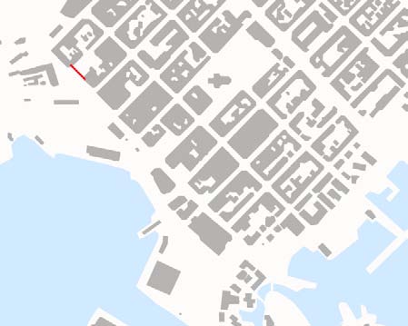 Snitt 1C Vestre Strandgate 1C Antall passeringer per time mellom kl.7 og 22: 68 112 6 52 48 132 68 128 12 76 76 44 32 Kommentarer: Svært lav trafikk av gående.