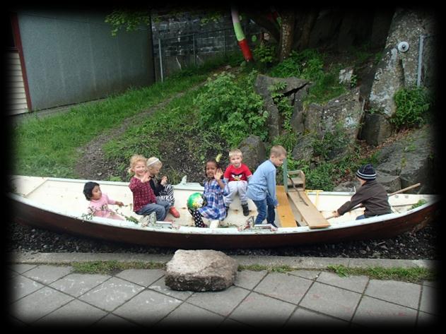 Gjennom leken skal barna oppnå gode relasjoner og mestring. DAGSRYTMEN VÅR (ca. tider) 7.