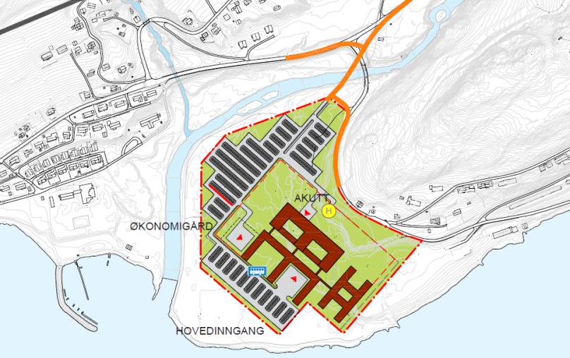 Opdøl. Figur 17: Typisk terrengsnitt.