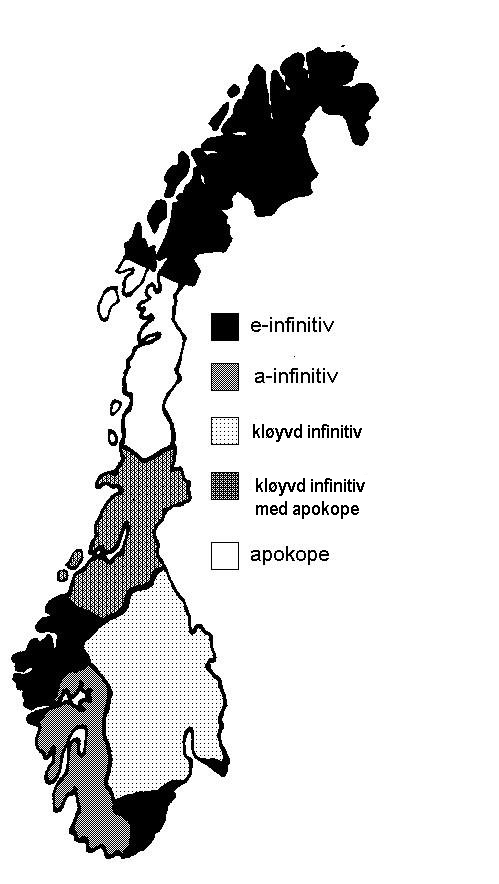 B. Det er kløyvd infinitiv i hallingmålet Kanskje det viktigaste detektivtipset når du skal finne ut kvar nokon kjem ifrå, er å høyre etter kva slags infinitiv dei brukar.