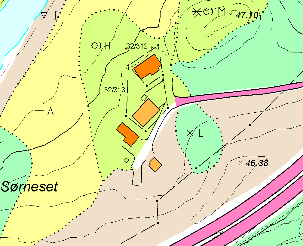 SOSI Del 3 roduktspesifikasjon for FKB resentasjonsdata Side 23